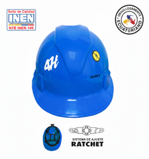 CASCO 4H DIELÉCTRICO 30.000V TIPO I CLASE E JAGUAR