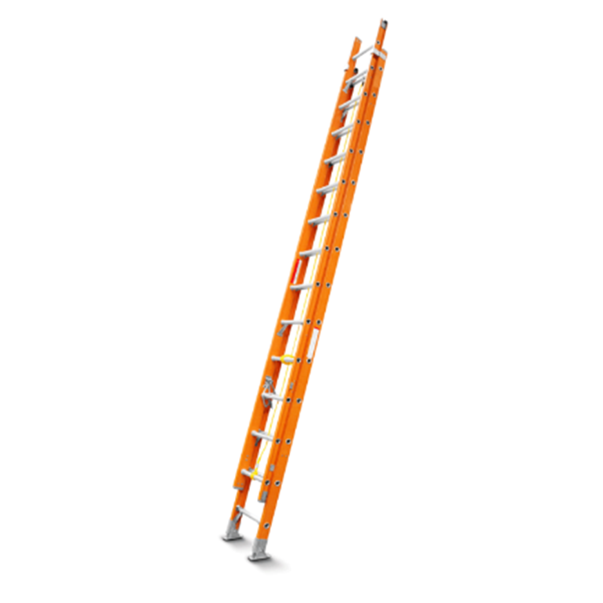 ESCALERA FIBRA DE VIDRIO TELESCOPICA 28 GRADAS 8.5MT KENDO