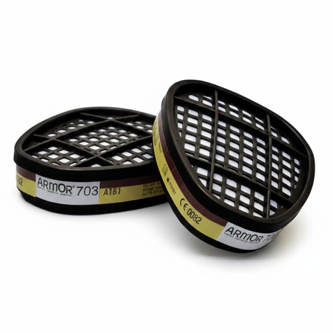 FILTRO ARMOR 703 VAPORES ORGÁNICOS Y GASES ÁCIDOS