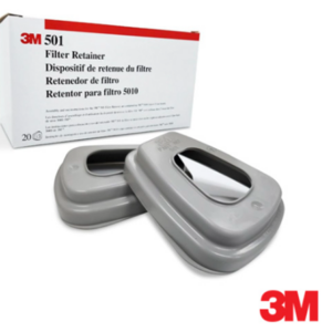 RETENEDOR DE PREFILTRO 3M™ 501 (CAJA DE 10 PARES)